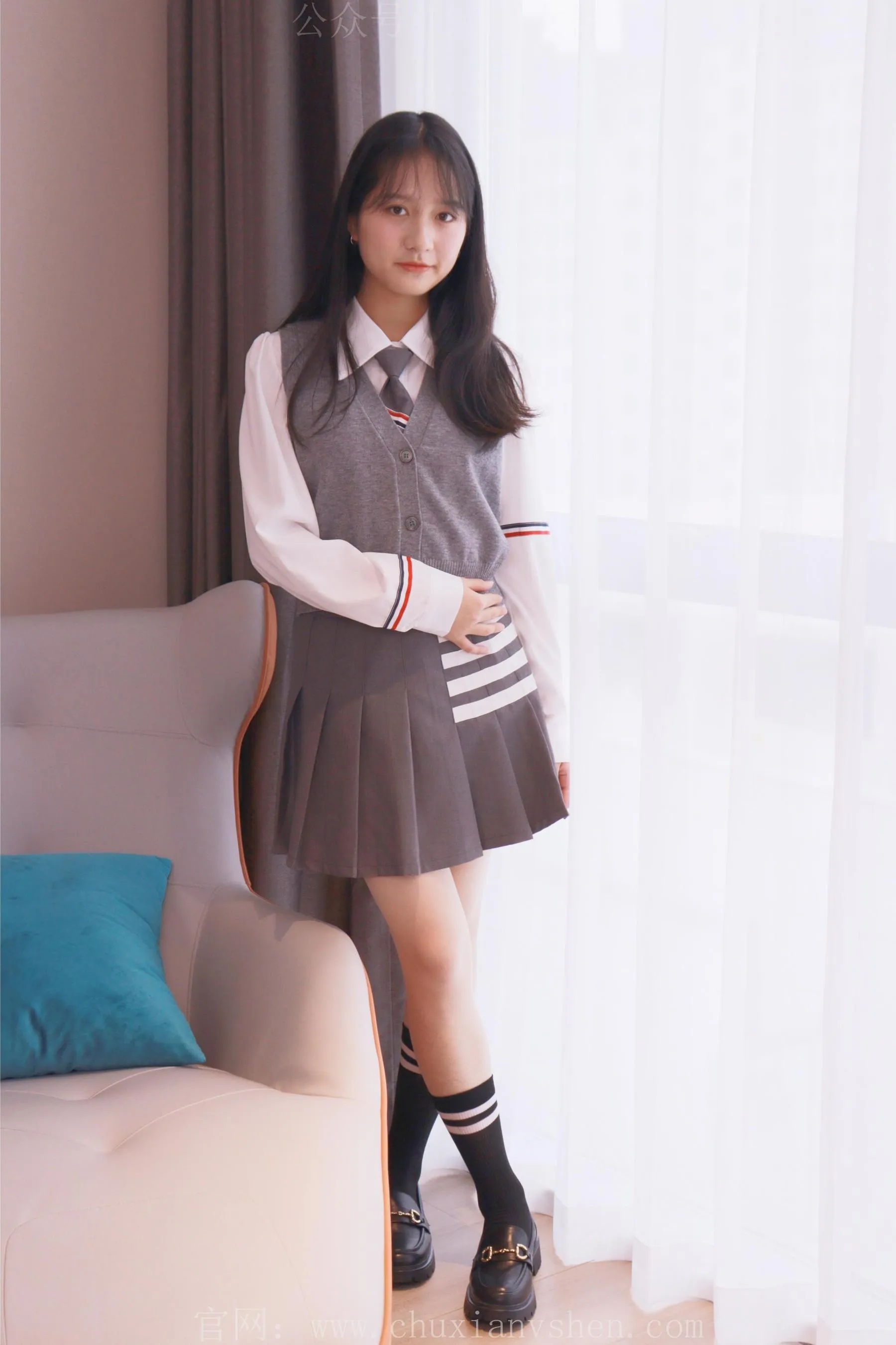 初夏女神 NO.014 沙沙王心凌同款JK搭配JK小黑皮鞋 [136P]插图5